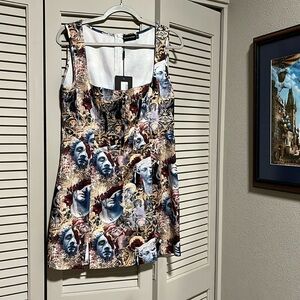 PrettyLittleThing Renaissance Mythology Dress US Size 8 New w/ Tags